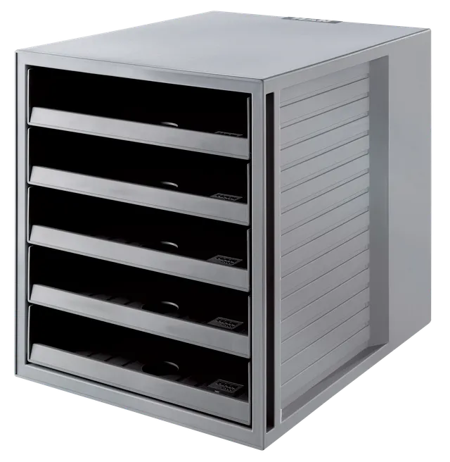 han-karma-schubladenbox-5-schubladen-a4-recycling image 1