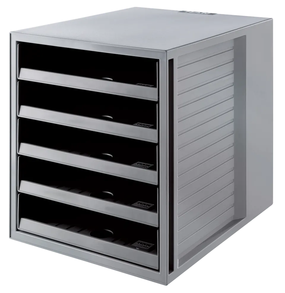 han-karma-schubladenbox-5-schubladen-a4-recycling image 1